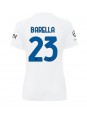 Inter Milan Nicolo Barella #23 Vieraspaita Naisten 2023-24 Lyhythihainen